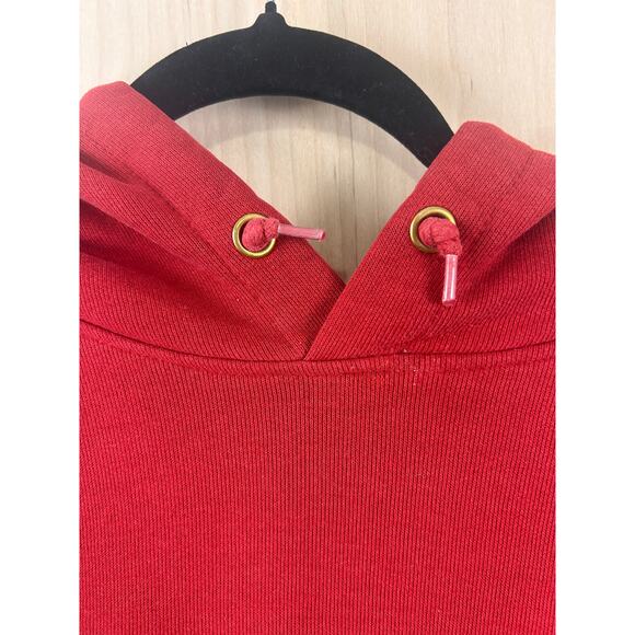 Carhartt Original Fit Red Pullover Hoodie Sweatshirt Size Large - Picture 11 of 12